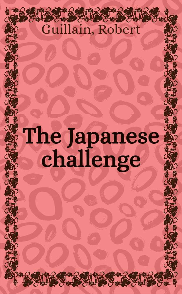 The Japanese challenge