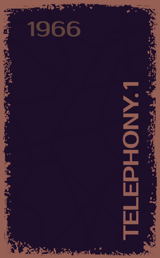 Telephony. 1