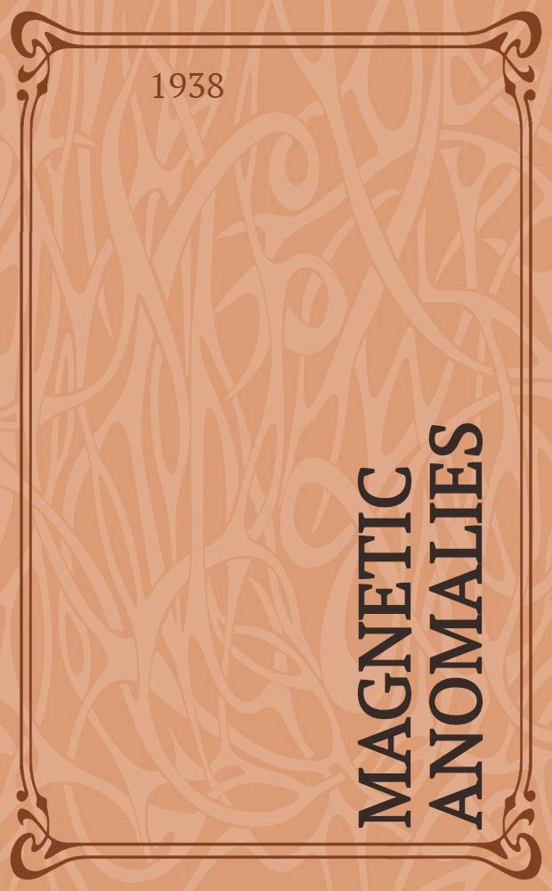 ... Magnetic anomalies