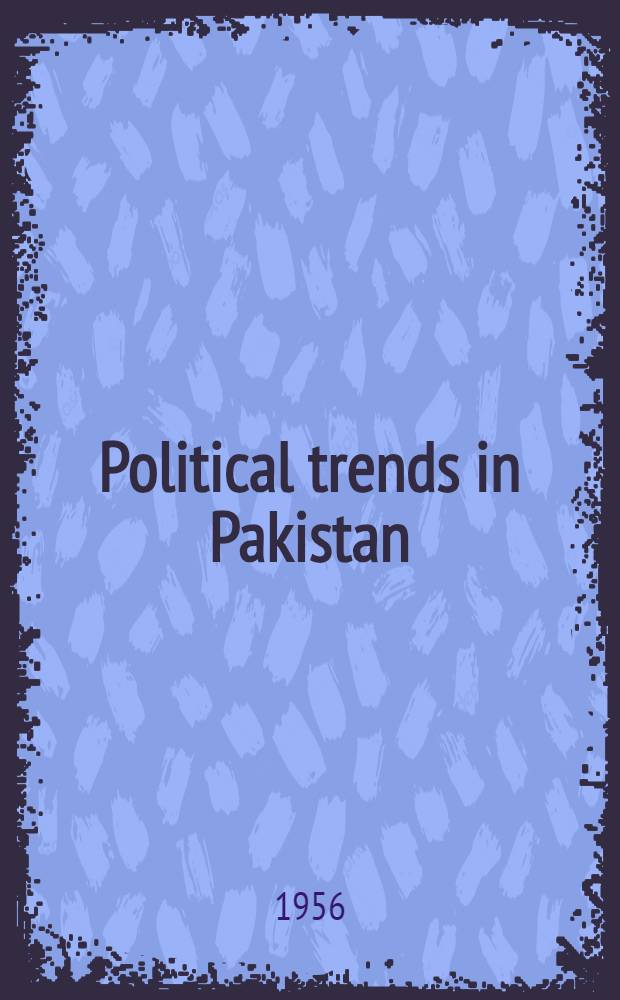 Political trends in Pakistan
