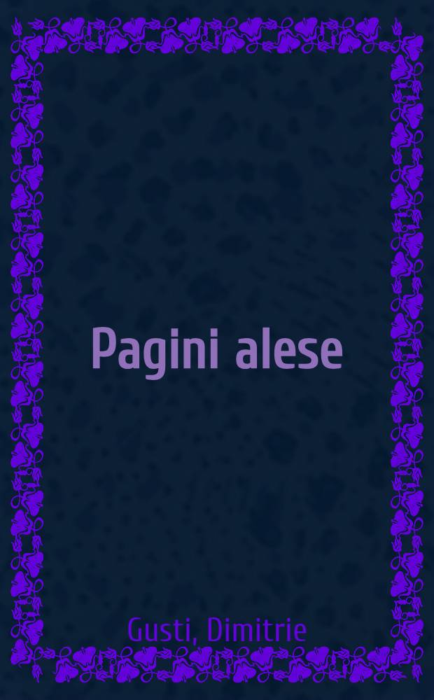 Pagini alese