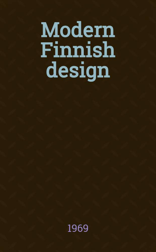 Modern Finnish design