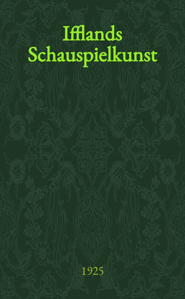 Ifflands Schauspielkunst : [Ein Rekonstruktionsversuch auf Grund der etwa 500 Zeichnungen und Kupferstiche Wilhelm Henschels und seiner Brüder. T. 1. [Abt. 1] : [Bildertafeln]