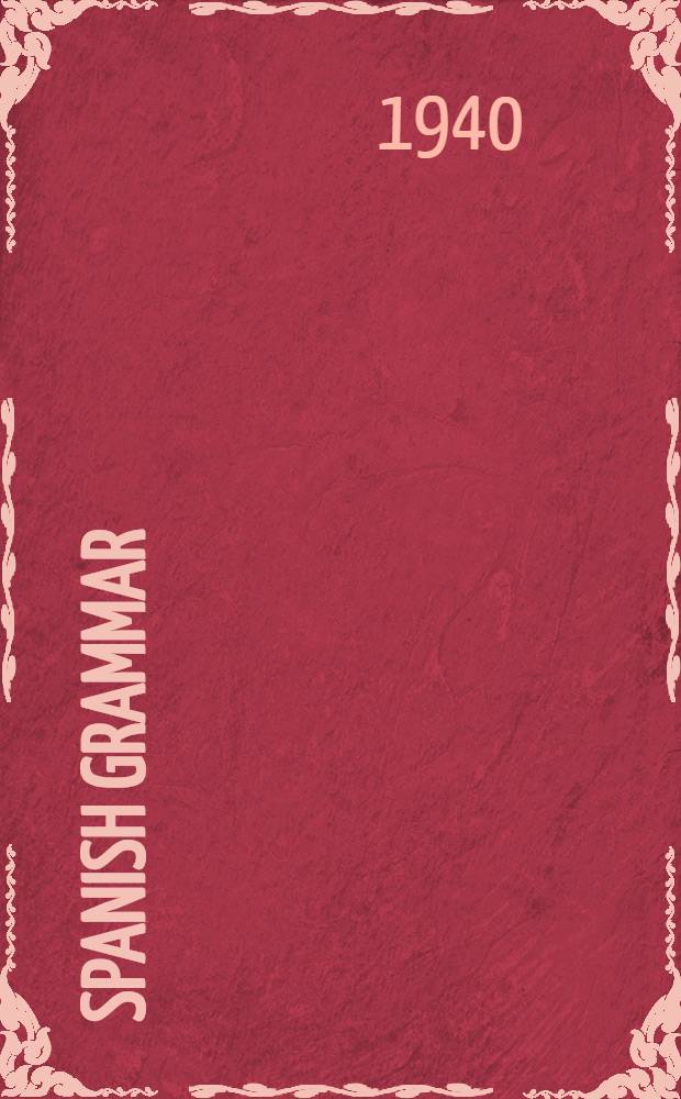 Spanish grammar