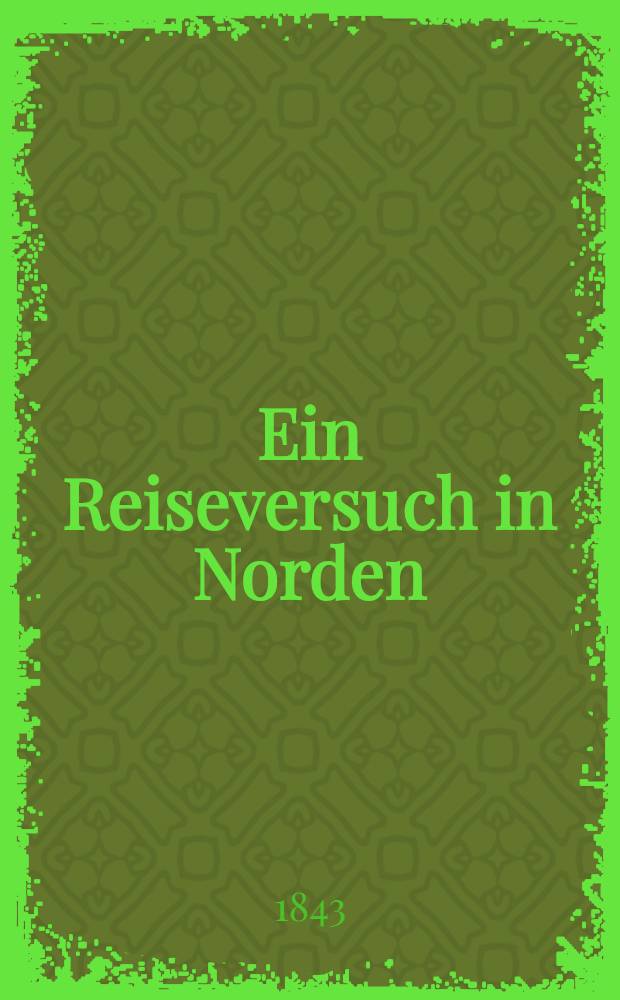 Ein Reiseversuch in Norden