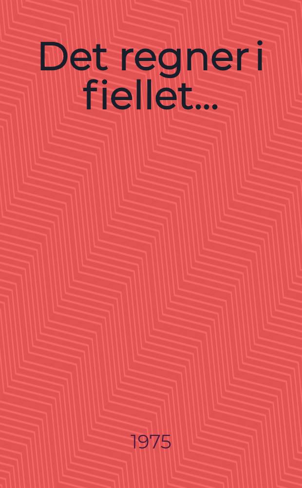 Det regner i fiellet ... : Den aktive illegale militaere motstand i Os, Hordaland, under okkupasjonen 1940-45