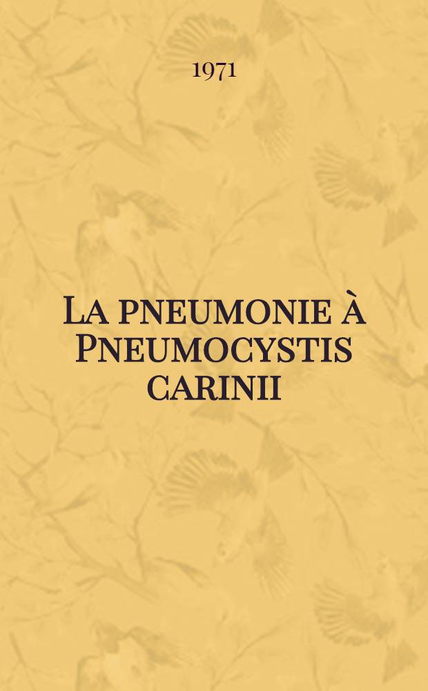 La pneumonie à Pneumocystis carinii : À propos de 17 observations : Thèse ..