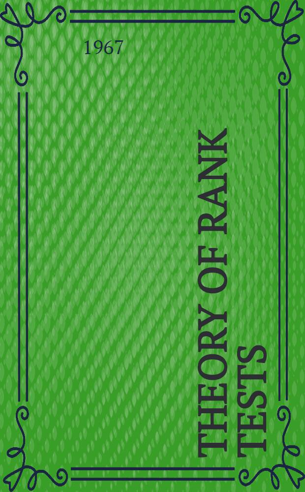 Theory of rank tests