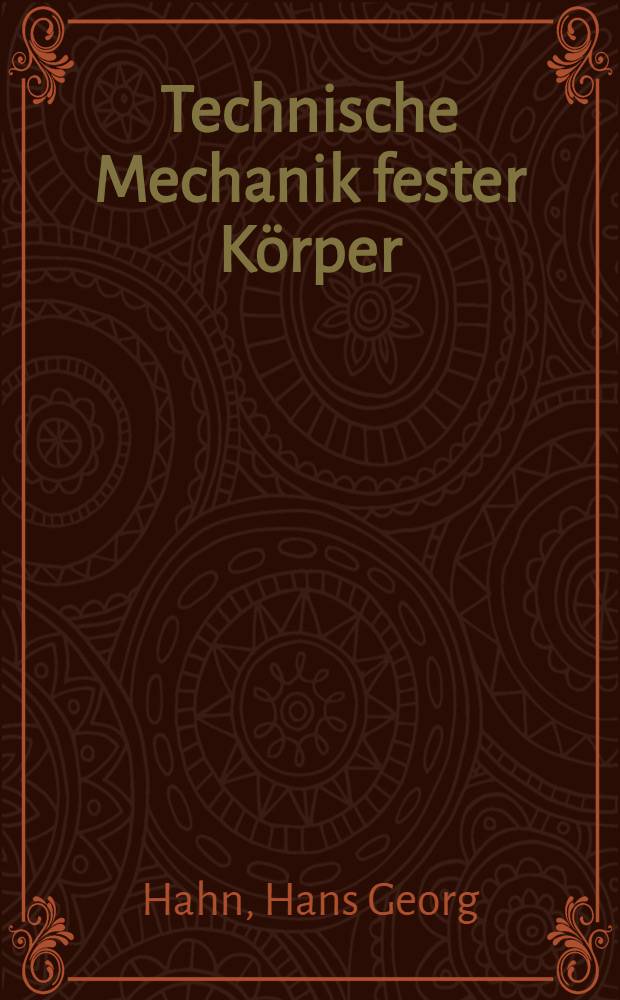Technische Mechanik fester Körper