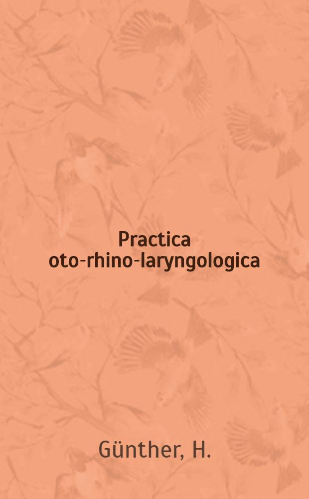 Practica oto-rhino-laryngologica : Register rerum et register nominum ad vol. 1-21 (1938-1959)