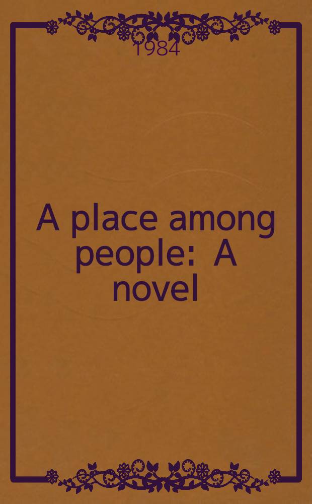 A place among people : A novel