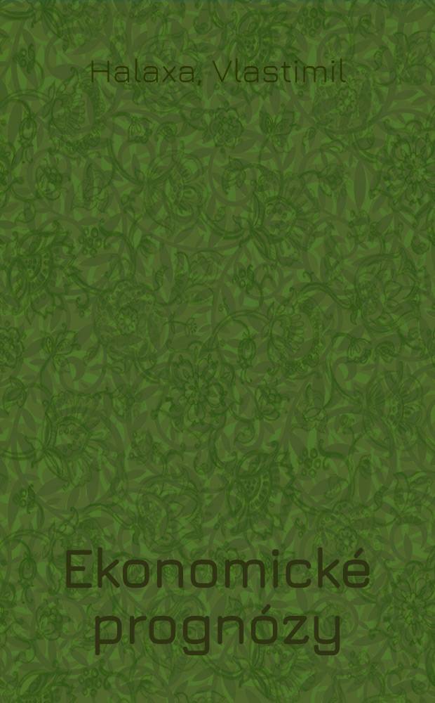 Ekonomické prognózy