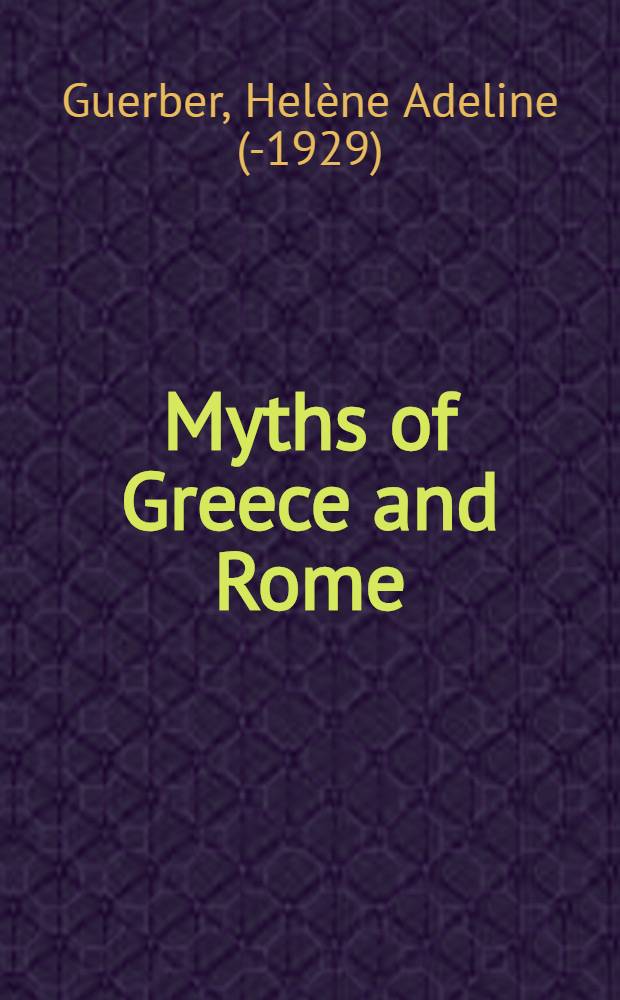 Myths of Greece and Rome