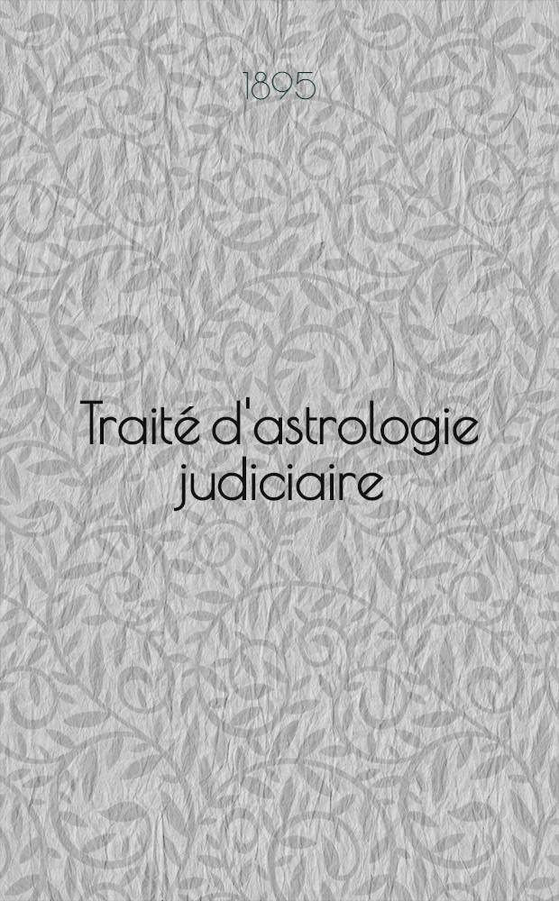 Traité d'astrologie judiciaire