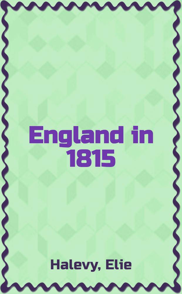 England in 1815
