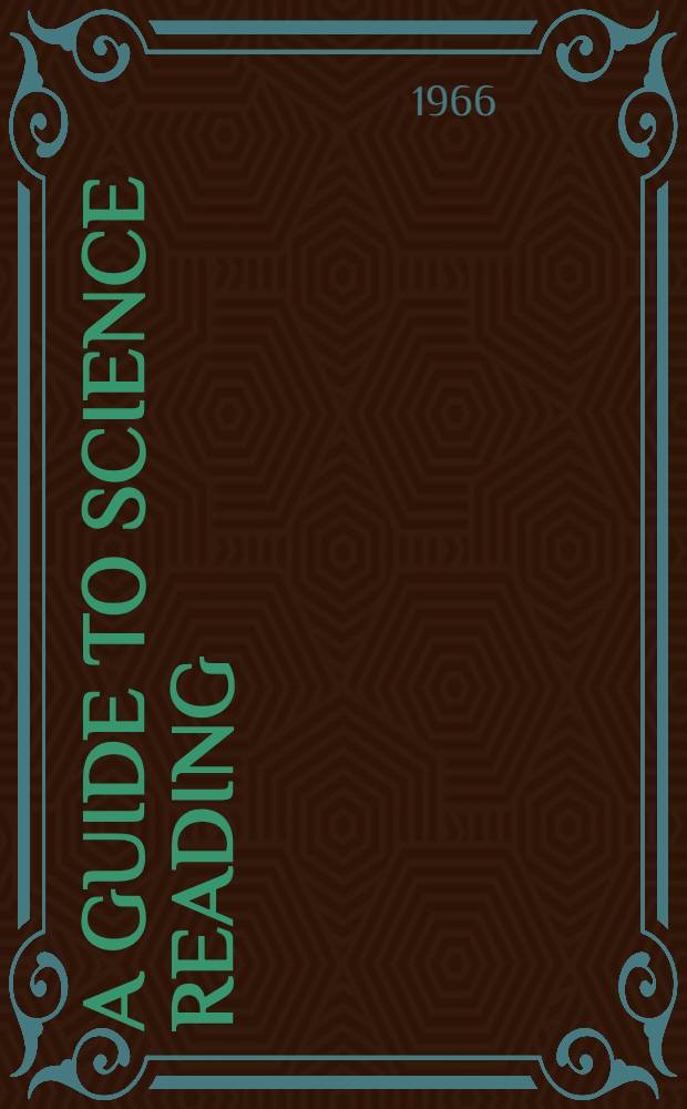 A guide to science reading