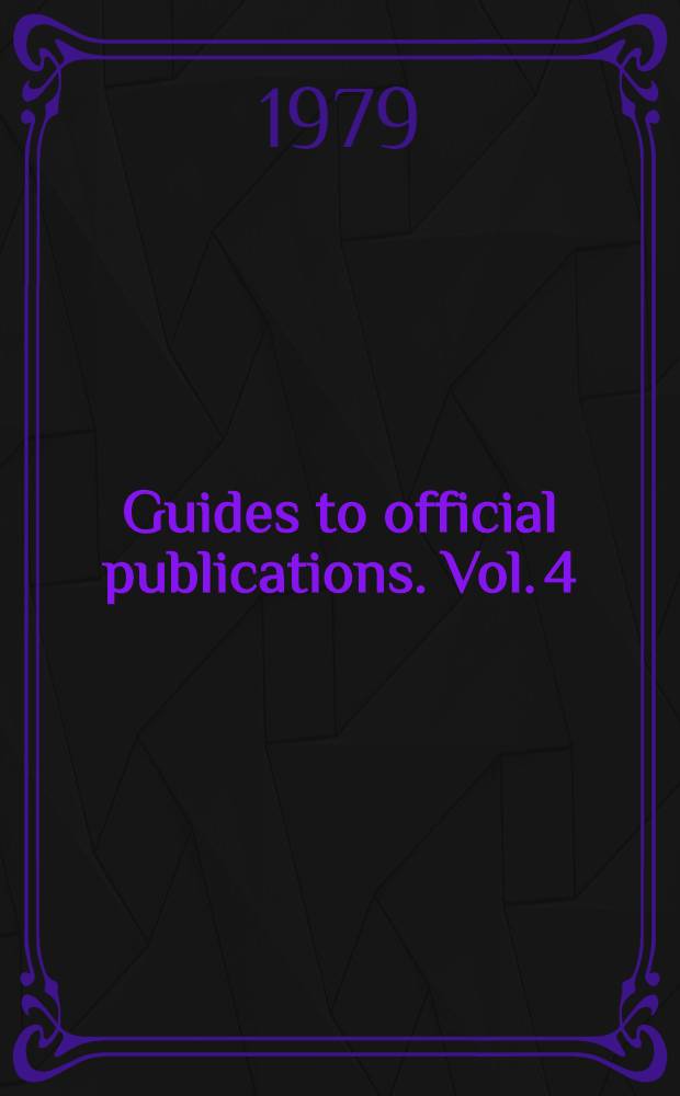 Guides to official publications. Vol. 4 : Ireland in the nineteenth century
