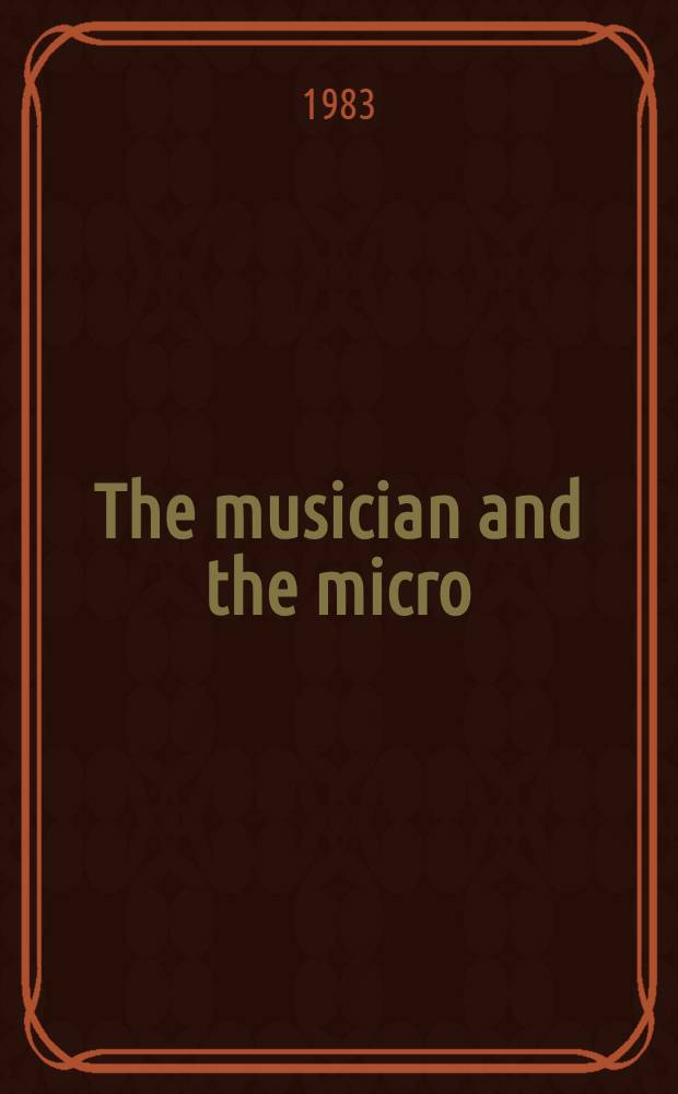 The musician and the micro