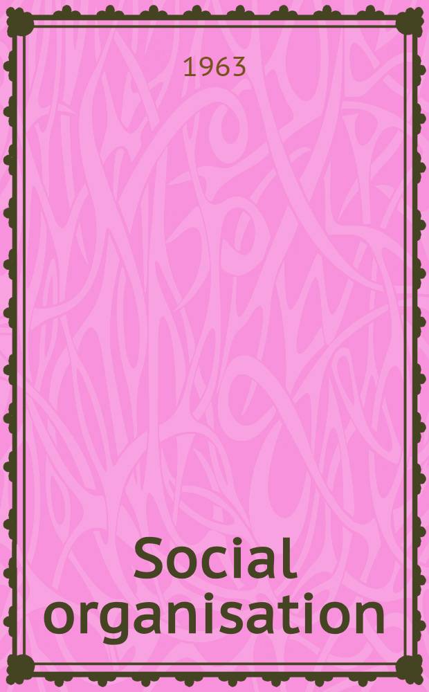 Social organisation