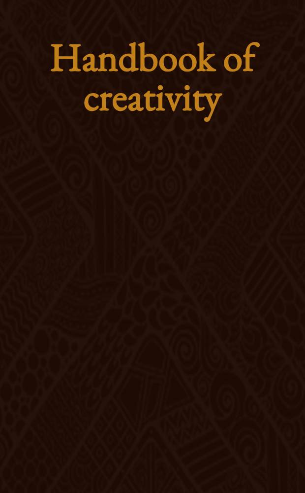 Handbook of creativity