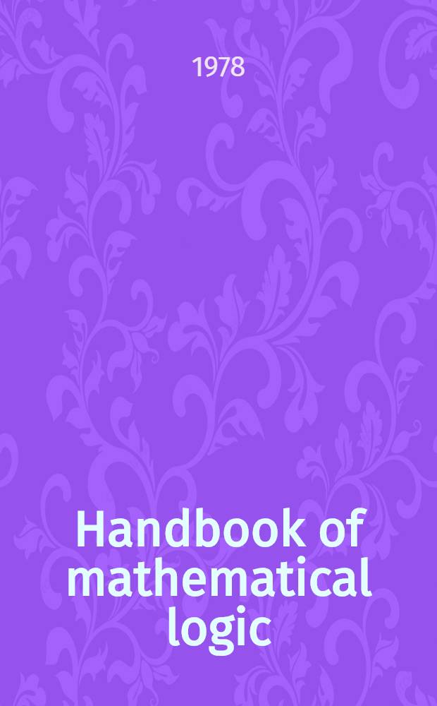 Handbook of mathematical logic