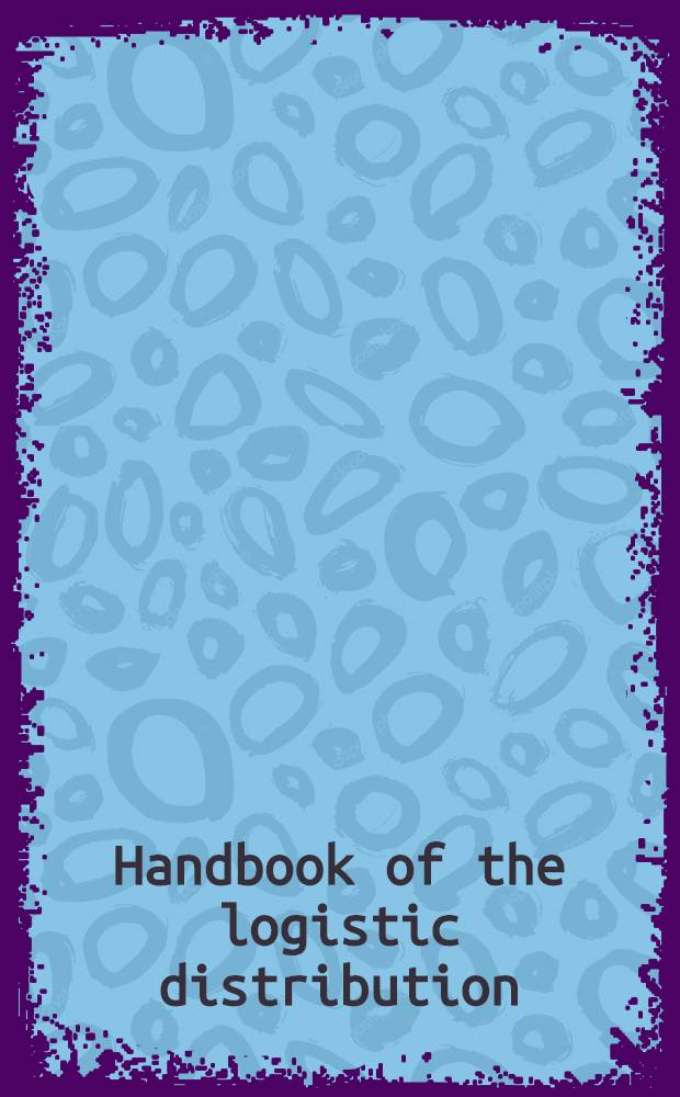 Handbook of the logistic distribution
