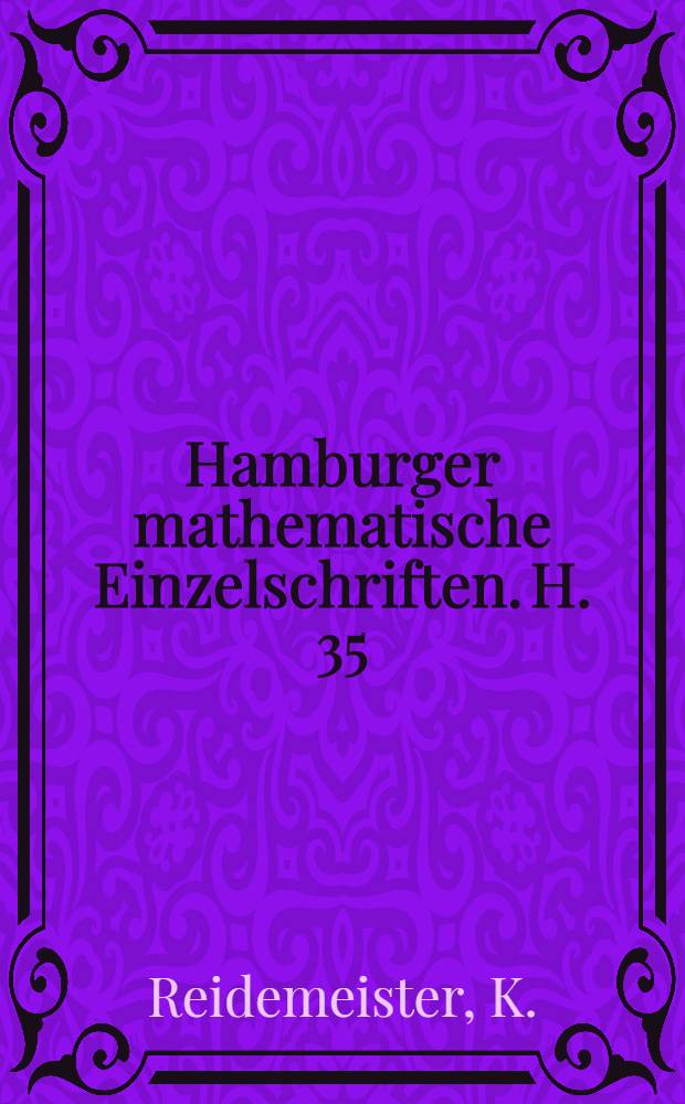 Hamburger mathematische Einzelschriften. H. 35 : Mathematik und Logik bei Plato