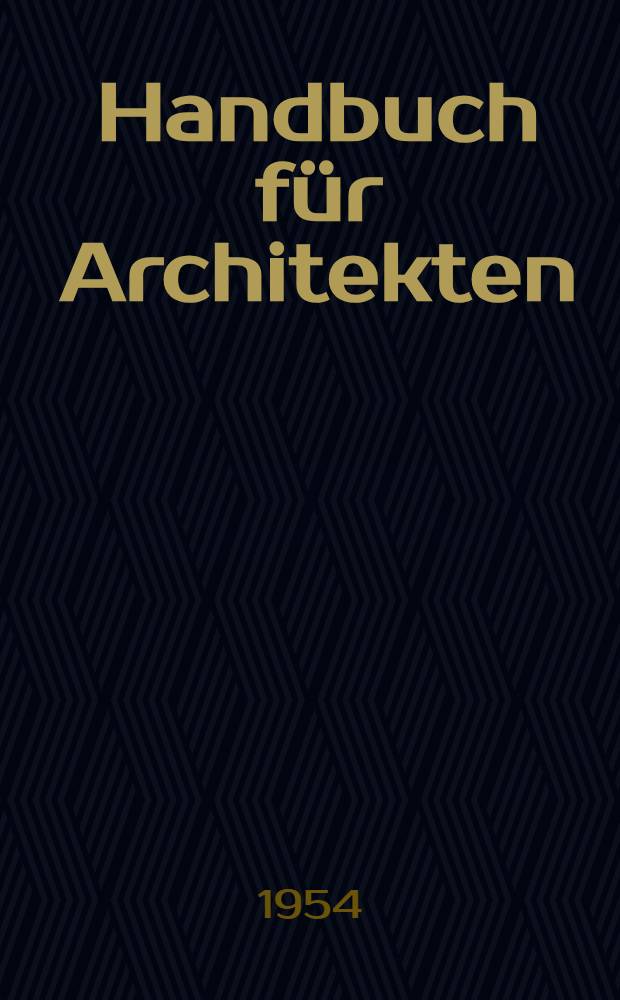 Handbuch für Architekten