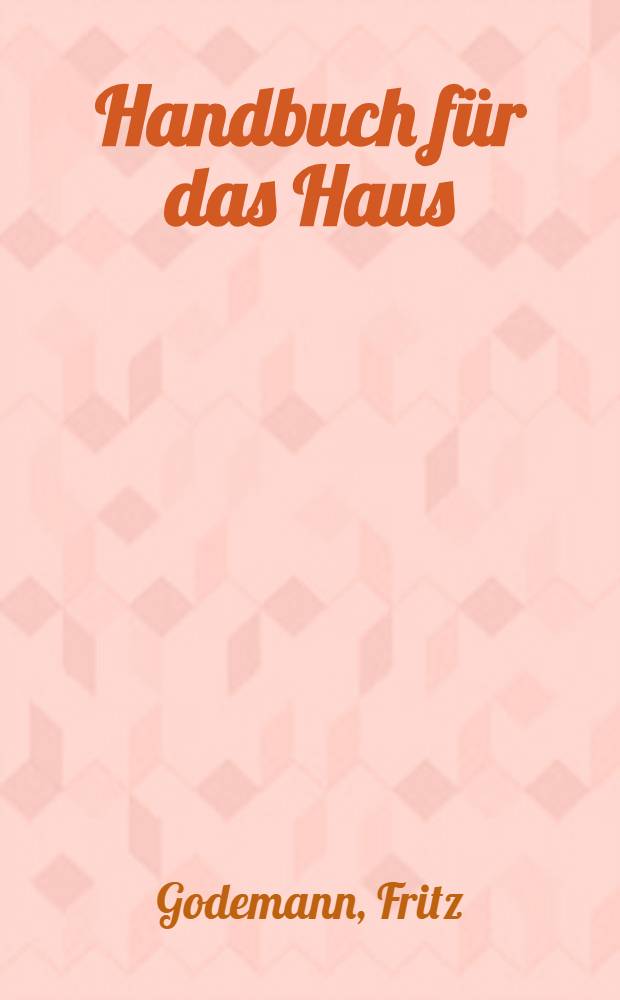 Handbuch für das Haus