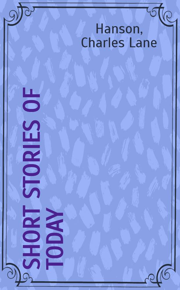 Short stories of today