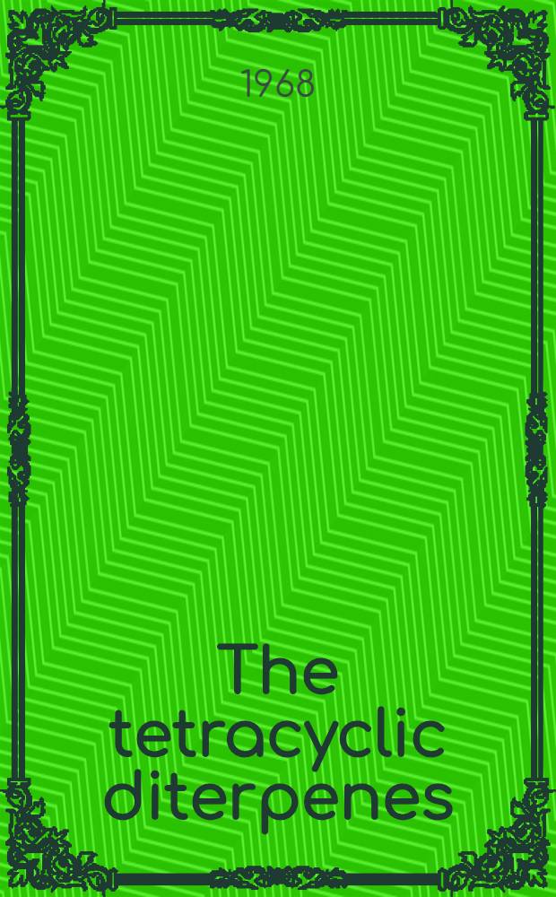 The tetracyclic diterpenes