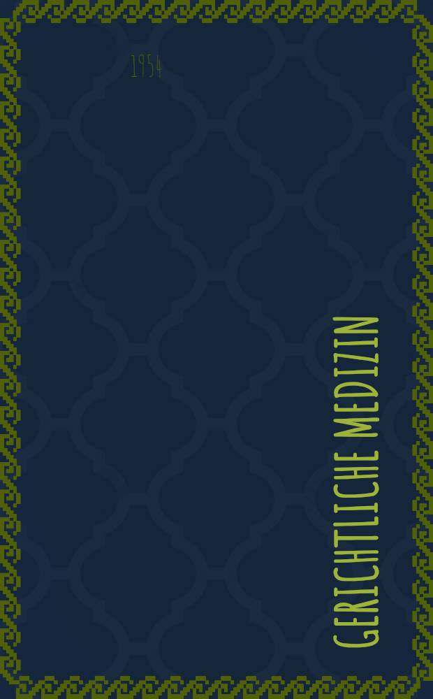 Gerichtliche Medizin