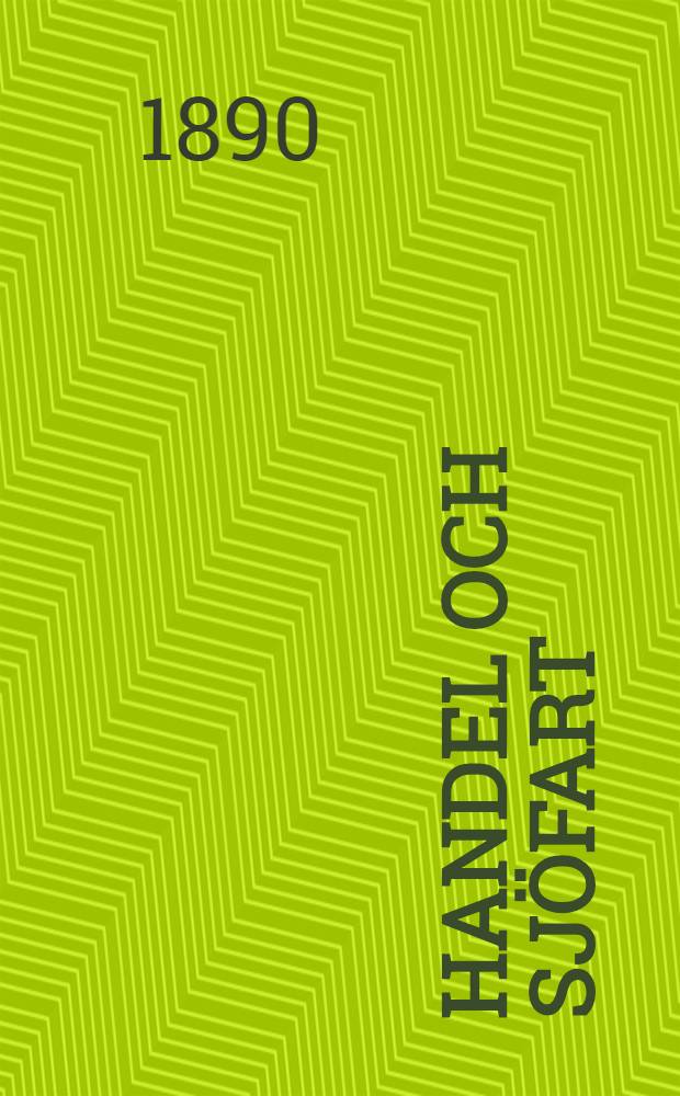 Handel och sj&ouml;fart