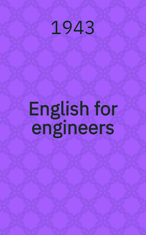 English for engineers