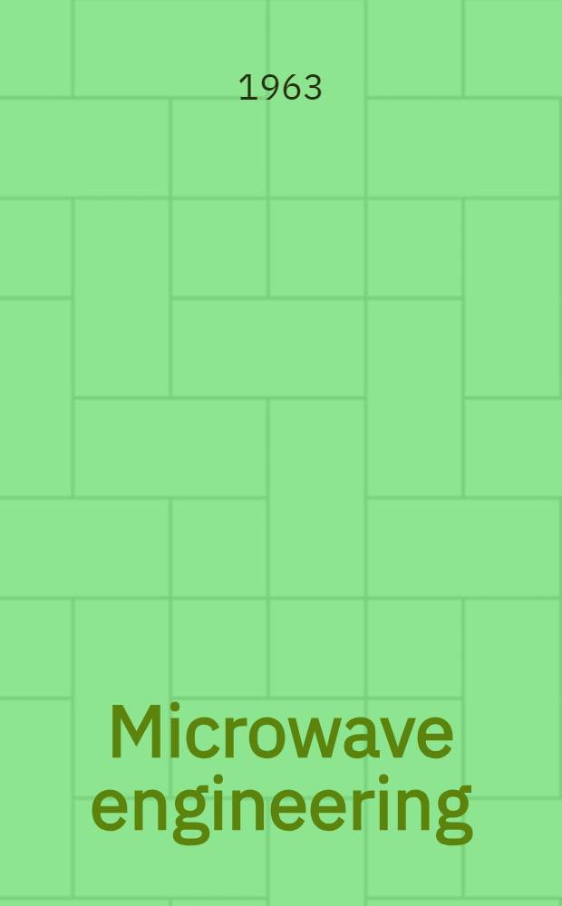 Microwave engineering