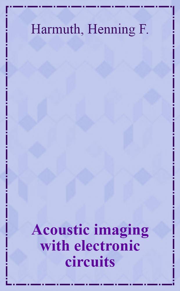 Acoustic imaging with electronic circuits
