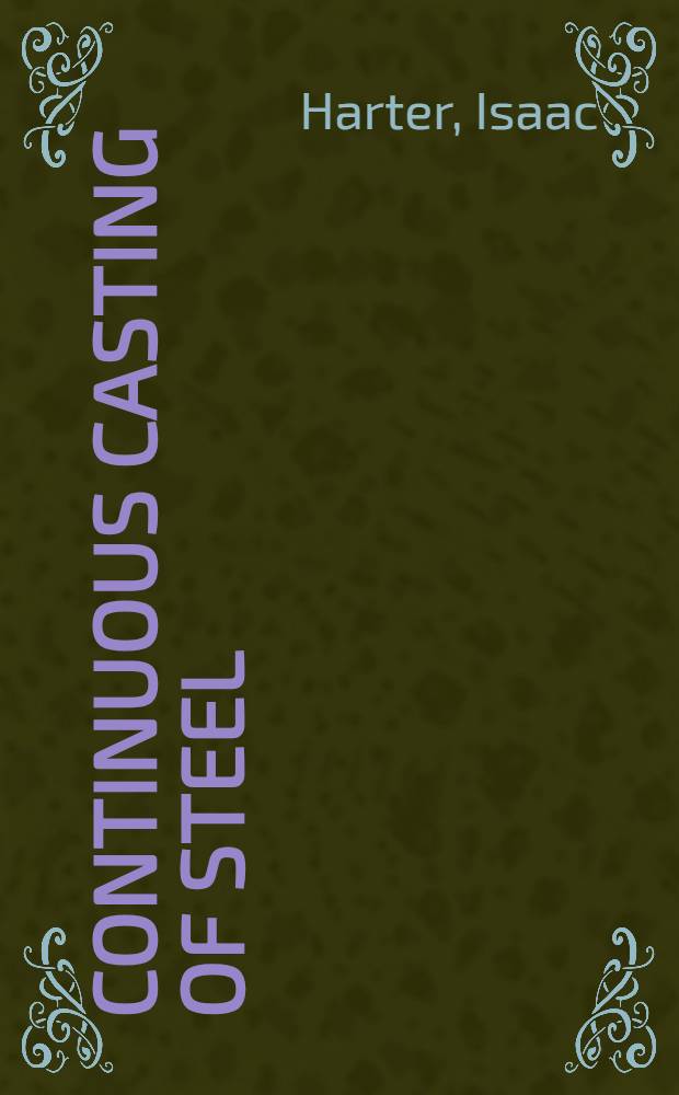 Continuous casting of steel