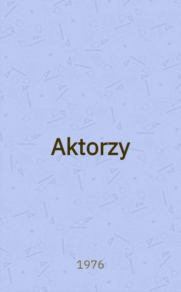 Aktorzy