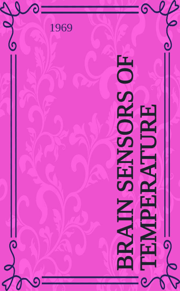 Brain sensors of temperature