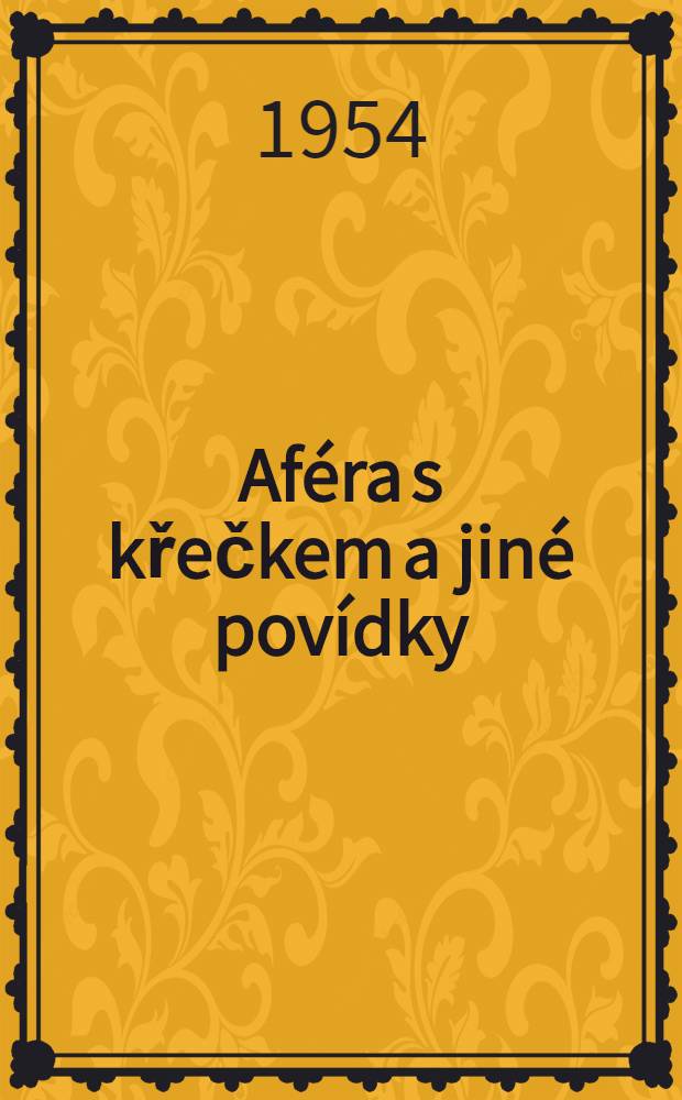 Aféra s křečkem a jiné povídky