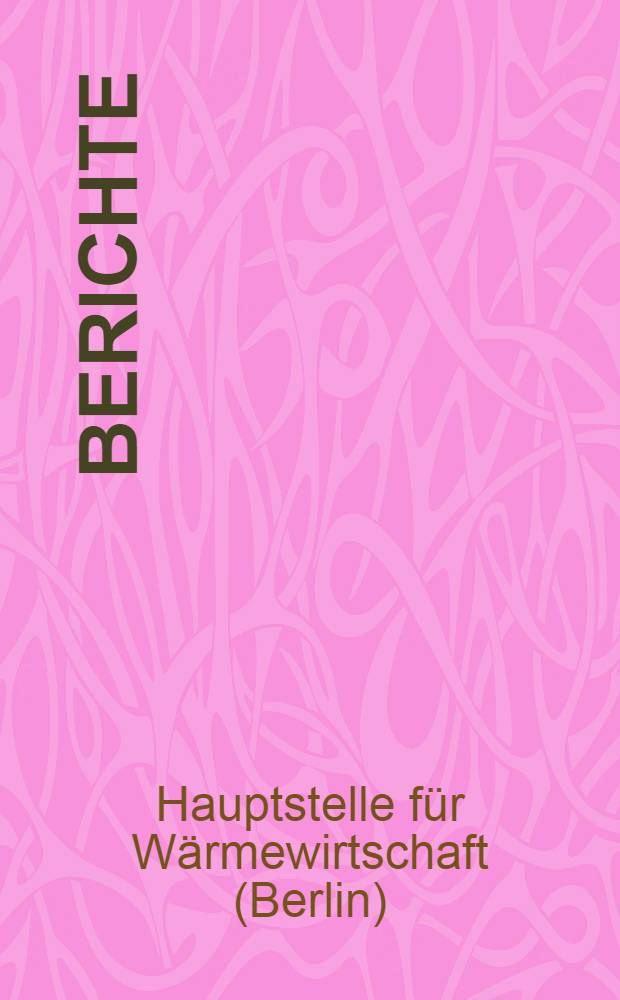 [Berichte]