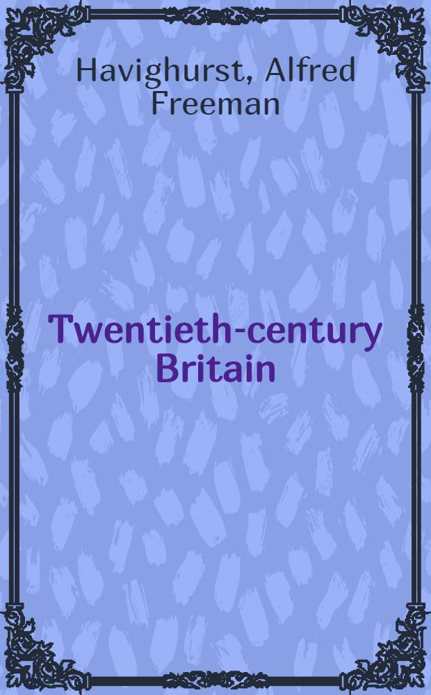 Twentieth-century Britain