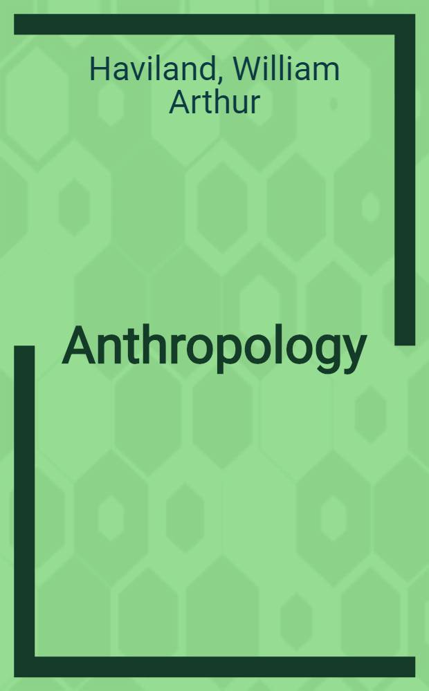 Anthropology