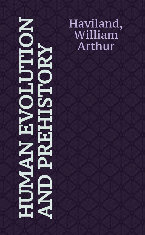 Human evolution and prehistory