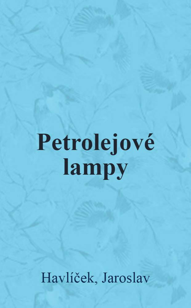 Petrolejové lampy