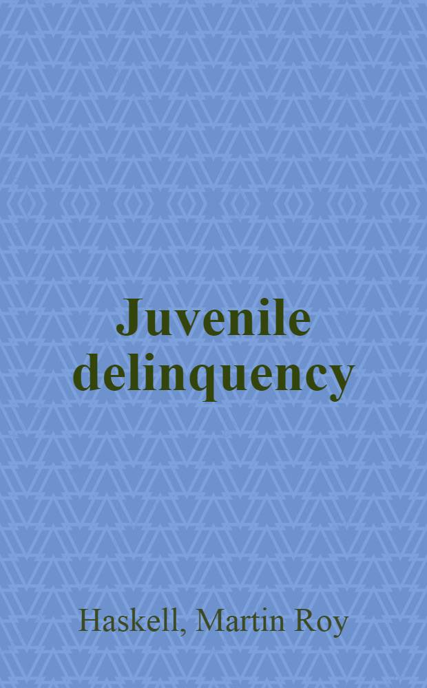 Juvenile delinquency