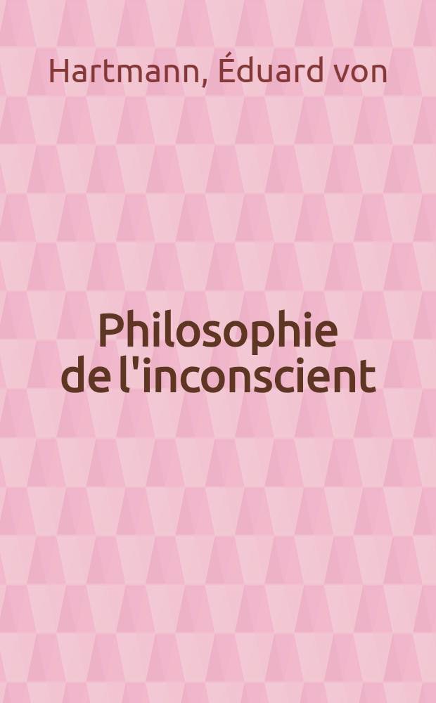 Philosophie de l'inconscient