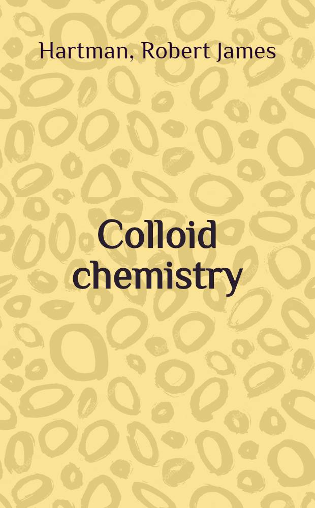 Colloid chemistry