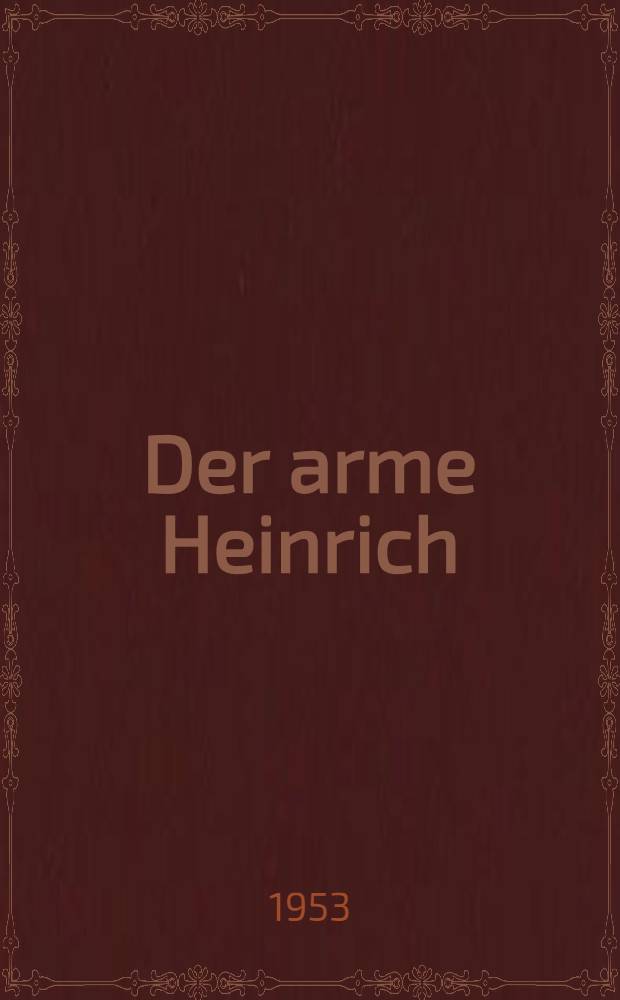 Der arme Heinrich