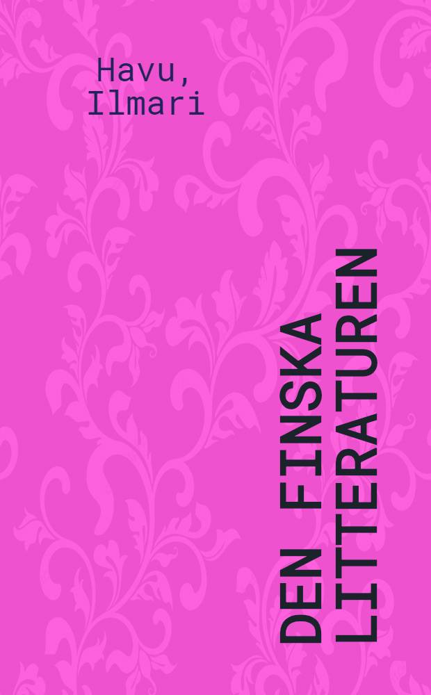 Den finska litteraturen